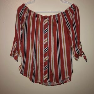 Off the shoulders top